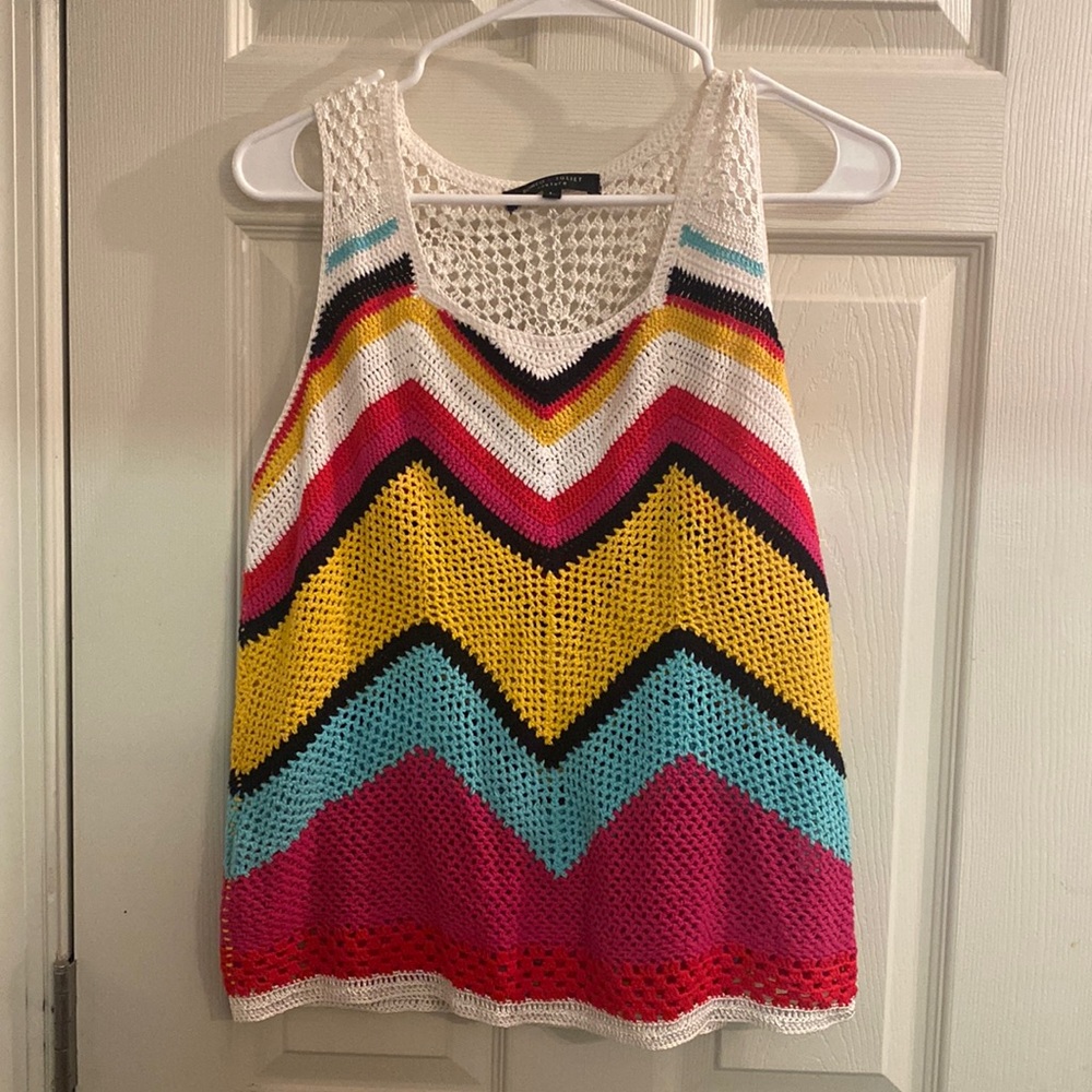 Crochet sweater top